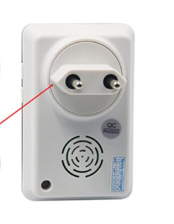 Timbre Inalámbrico impermeable AC220V 28 Melody, felpudos para casa con 1 botón + 3 receptores de timbre para interior 1V3: EU