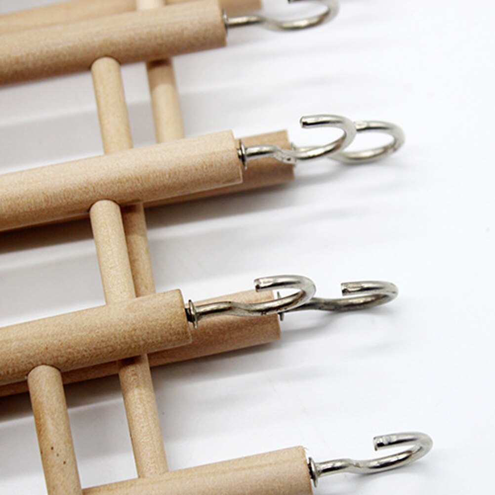 Cockatiel Budgie Parrots Ladder Swing Wooden Swing Bird Stairs Hanging Suspension Bridge