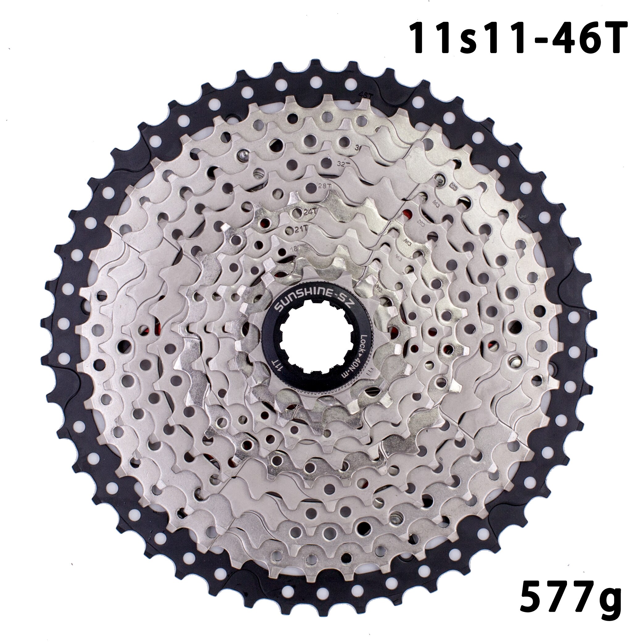 Sunshine 10S 11S 12S Speed Cassette Fiets Vliegwiel Moutain Bike Mtb Casset Xd V: 11s 11-46T