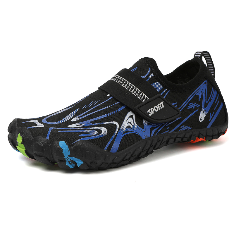 KID Students Barefoot Quick-Drying Beach Swimming Shoes Aqua Shoes Indoor Fitness Running Shoes Summer Water Shoes 29-38#: GRAY / 9.5