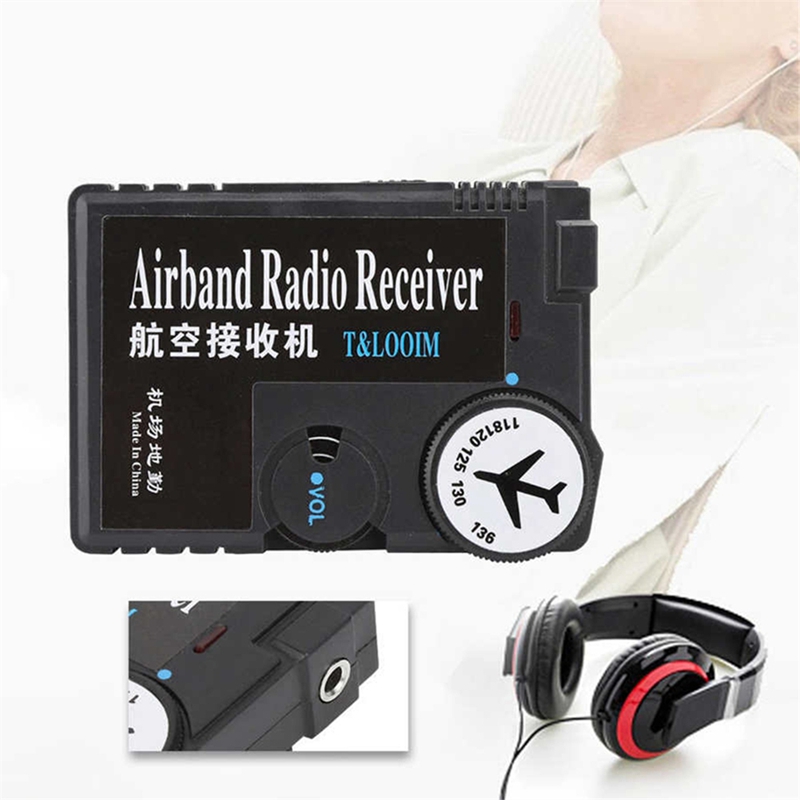 3CGRO-118-136Mhz Airband Radio Receiver High Sensitivity Air-To-Ground Aeronautical Band Receptor Digital Radio