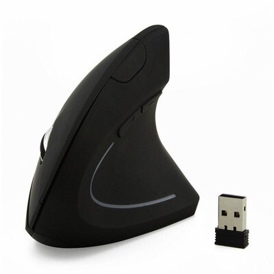 Vertical Wireless 2.4GHz Mouse Right/Left Hand Grip Ergonomic Mouse: Right Hand