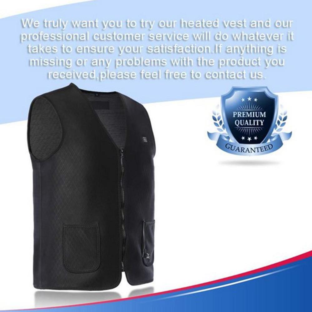 Auto Verwarmde Jas Verwarming Vest Wandelen Kleding Usb Opladen Intelligente Elektrische Verwarmde Vest Verwarming Kleding Dompelpompen Outdoor