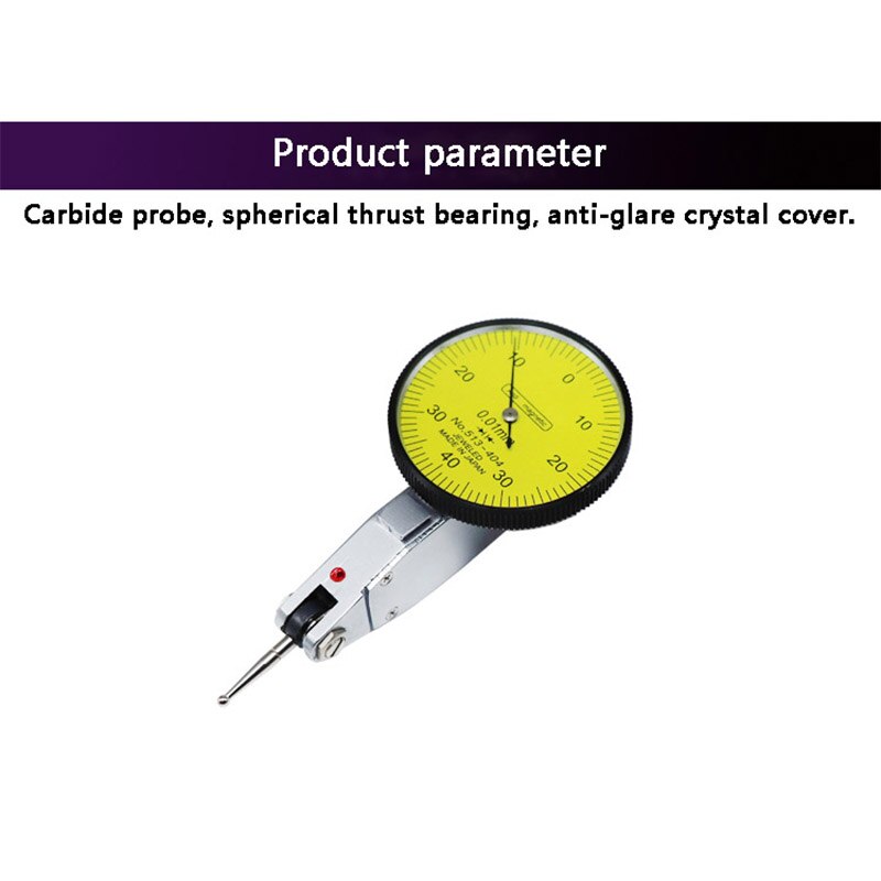 Dial Indicator Lever Calibration Dial Indicator High Precision 0-0.8mm Dial Indicator Measuring Instrument CH