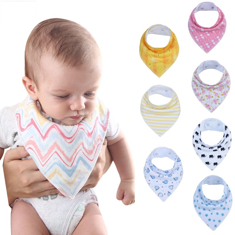 EGMAOBABY Baby Lätzchen Spuck 100% Baumwolle Reizende Nette Bib Infant Speichel Handtücher Baby Lätzchen Bandana Baby Burp Tücher Bandana Lätzchen