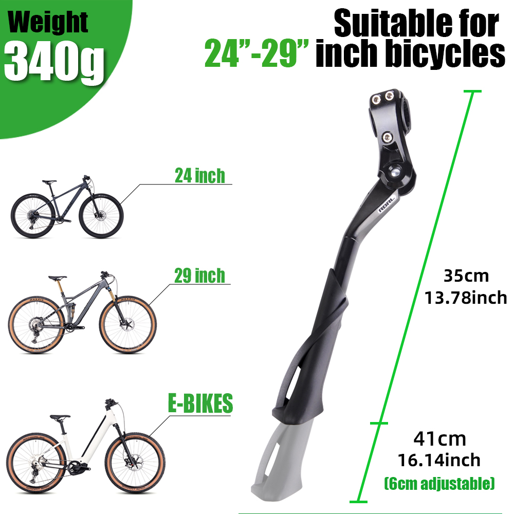 Béquille De Vélo De 20/24/26 Pouces, Support Latér... – Grandado