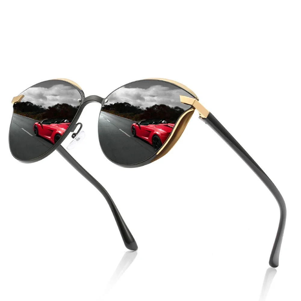 MUSELIFE Frauen Polarisierte Sonnenbrille Luxus Katze Auge Damen Jahrgang Weibliche Sonnenbrille Oculos Gafas