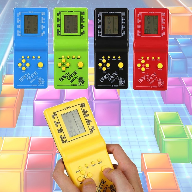 video game Tetris game console Brick Hand Brick Tetris Game Toy