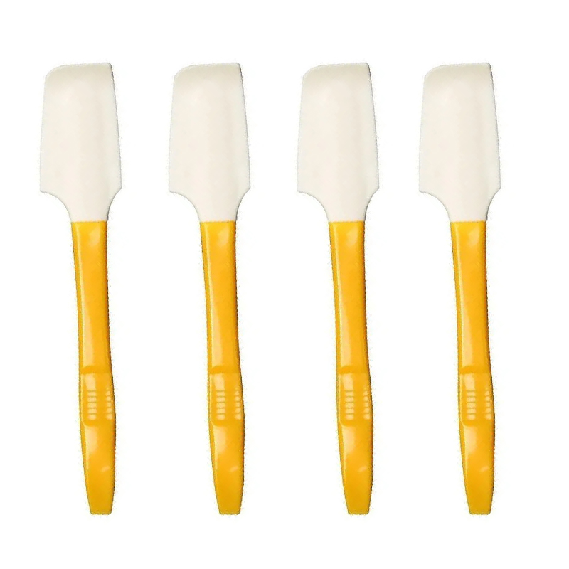 Multi-functional Silicone Butter Knife Scraper High Temperature Resistant Elbow Stirring Stick Can Opener Baking Jam Spatula: Dark Khaki