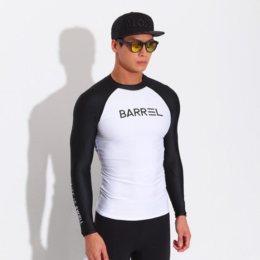 Men's t-shirt Long Sleeve Rashguard Quick-dry UPF 50+ Swim Shirt Combi and Bodysuits Wetsuit Dive suite 5mm Women's t-shirt