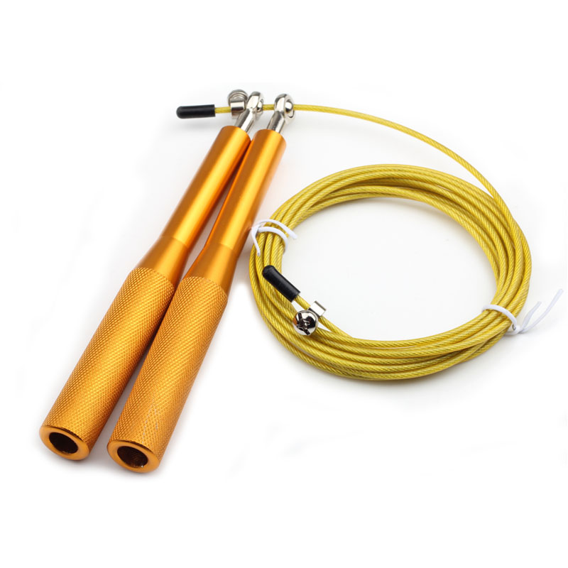 Neue Fitness Springseile Crossfit Schwere Stahl Draht Geschwindigkeit Springseil für Boxen MMA Ausbildung Ausrügestochen Fitnessstudio Trainer Springseil