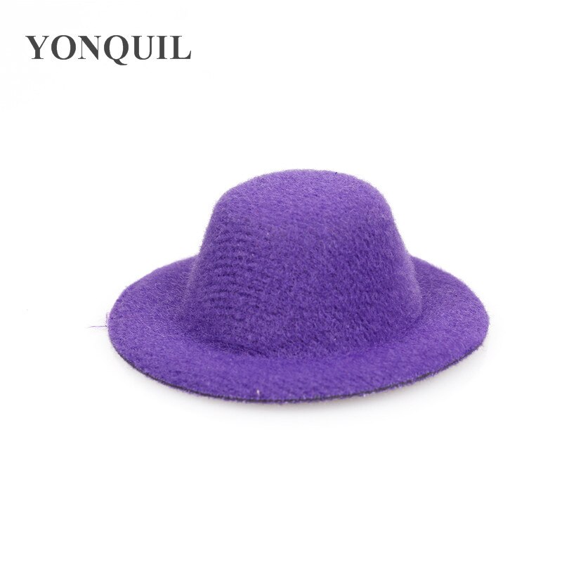 5Cm Mini Top Hats Cute Girl Party Headwear Wedding DIY Hair Accessories Party Event Occasion Hats Baby Hairstyle Multiple Color: Purple