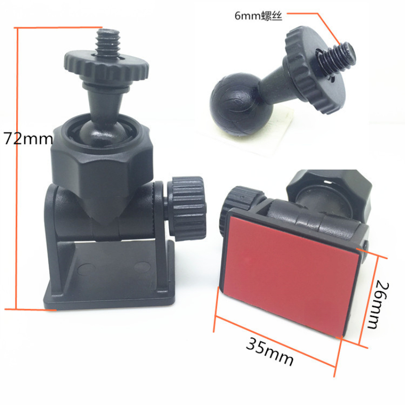 Supporto per telecamera Moun DVR DV Supporto GPS per auto DVR Mini supporto per auto Styling Accessori per treppiede adesivo