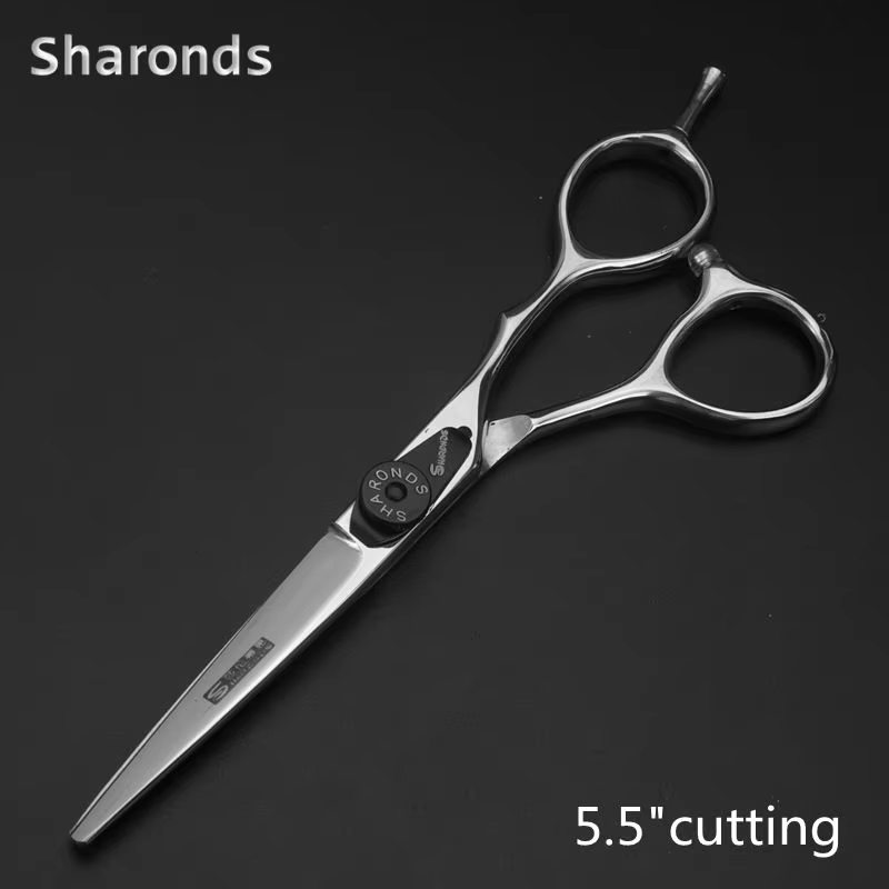 Neues Haarschnitt-Scheren-Set, professionelle Friseurschere, Friseur, hochwertiger Schönheitssalon, 5,5/6,0 Zoll Haarschneiden: WEISS