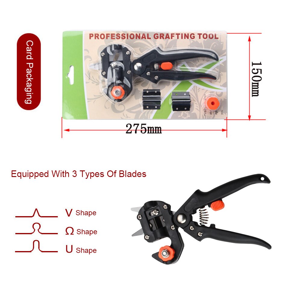 Plants Cut Nursery Garden BranchCutter Scissor Shear Floristry grape Secateur Fruit Tree Pruner pruning vine Seedling Graft Tool: A