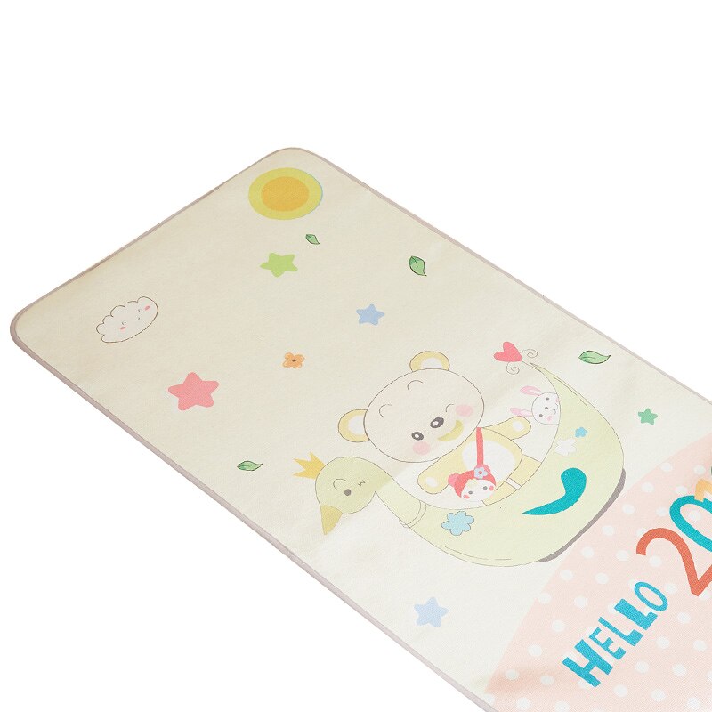 Colchoneta de verano para bebés, colchoneta transpirable para dormir, cuna para niños pequeños, cómodas almohadillas de siesta, cama infantil, colchoneta para dormir en guardería: Amarillo