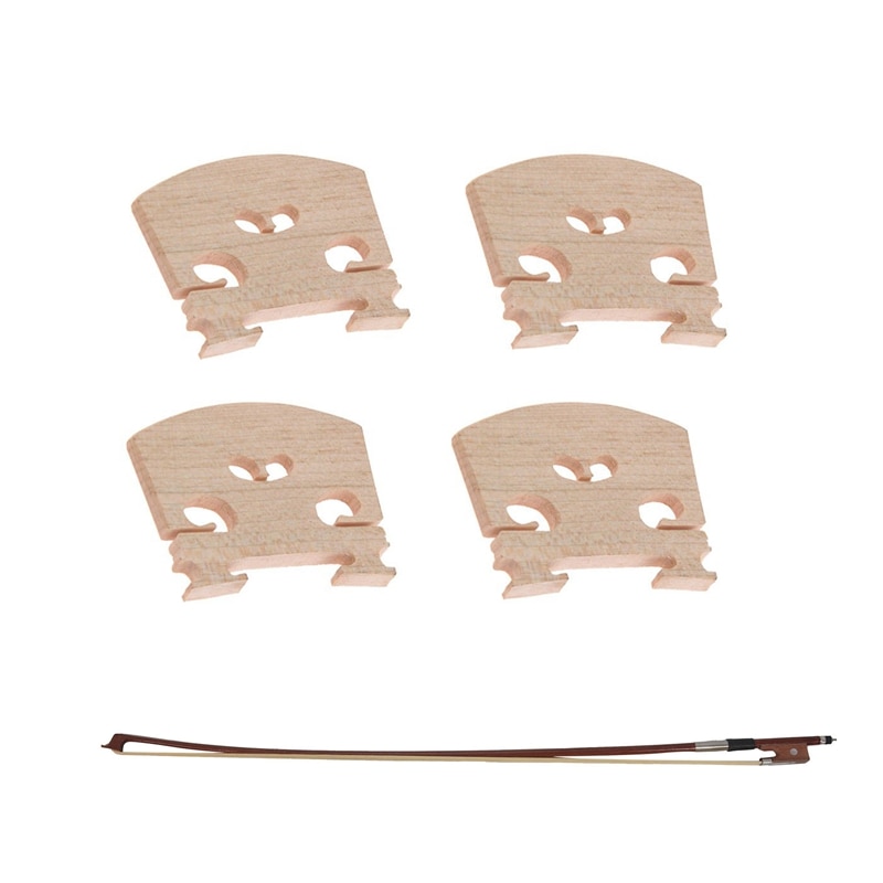 Archet De Violon 4/4 - Crin De Cheval Naturel, Équilibré, Prise En Main Confortable, Idéal Pratique & Débutants