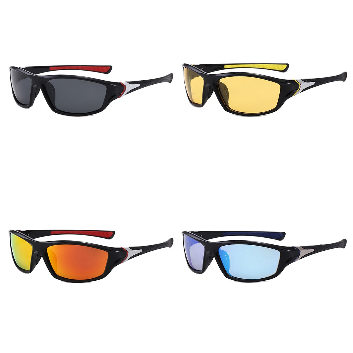 Mannen Outdoor Zonnebril Multicolor Wind-Proof Uv-bescherming Polariserende Bril Voor Rijden Rijden Vissen Klimmen