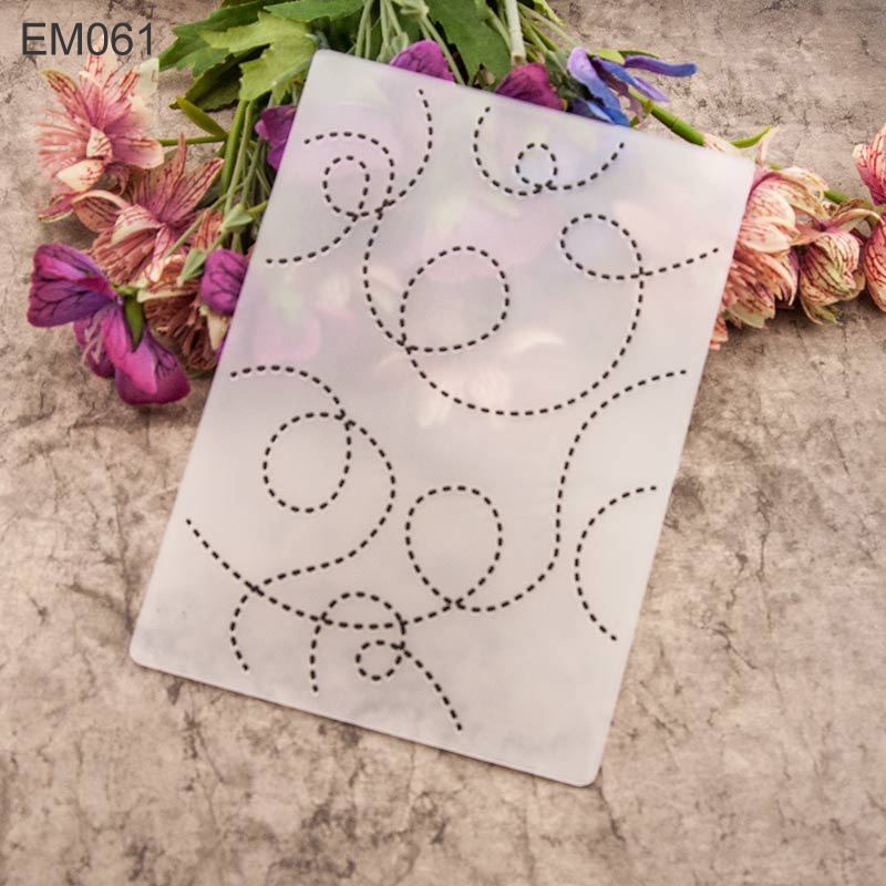 6 Designs Paper Embossing Template Paper Cards for Scrapbooking Craft Card Making DIY Photo Album Ornament Wedding Decor 1PC