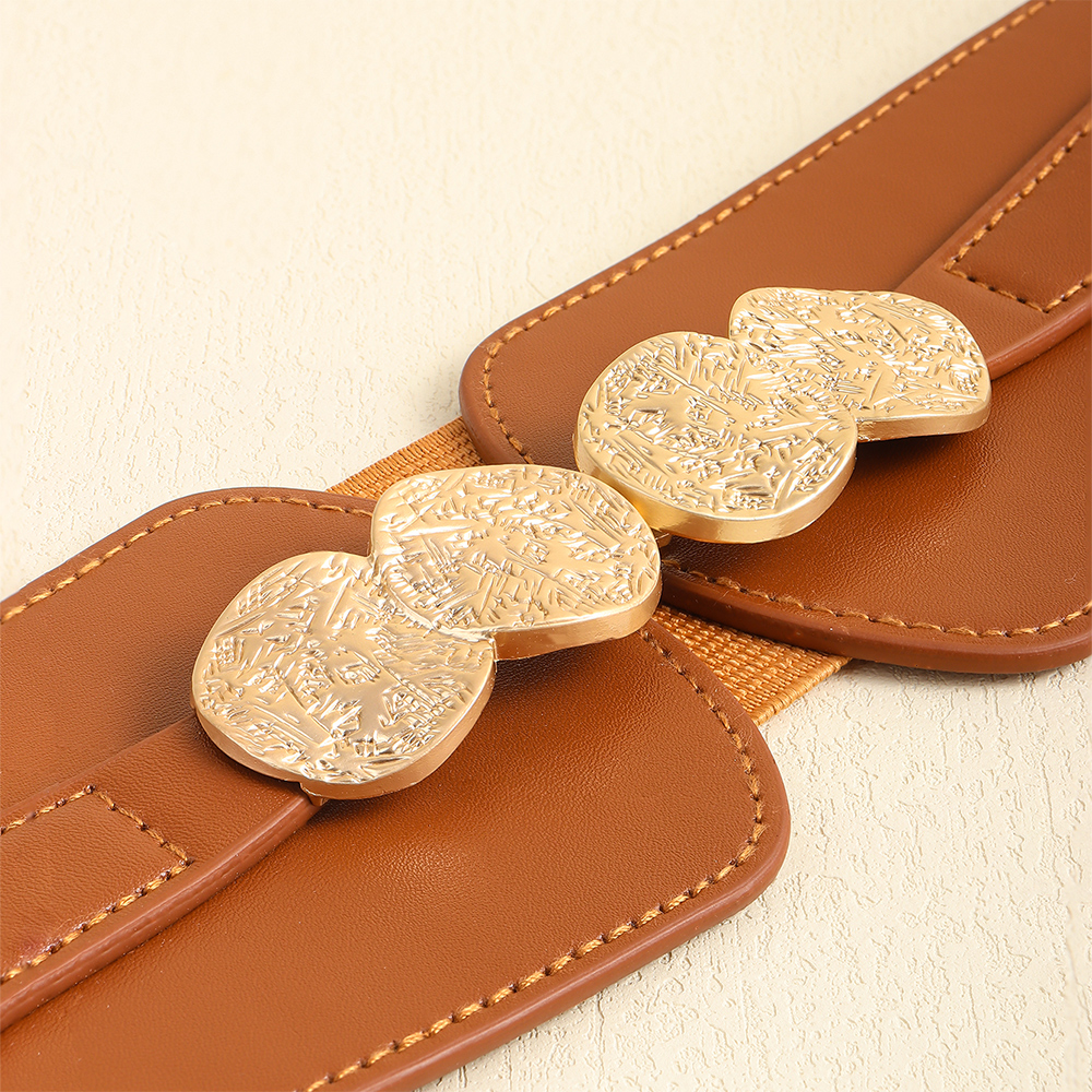 Cintura da donna in vita Cinture Vintage ▾ elastiche elastiche per abito con fibbia in metallo