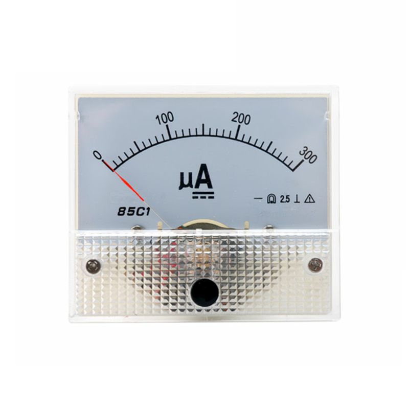 Dc 85 c 1 μa analoge stroommeter paneel wijzerplaat stroommeter wijzer ampèremeter 50-500 d2td