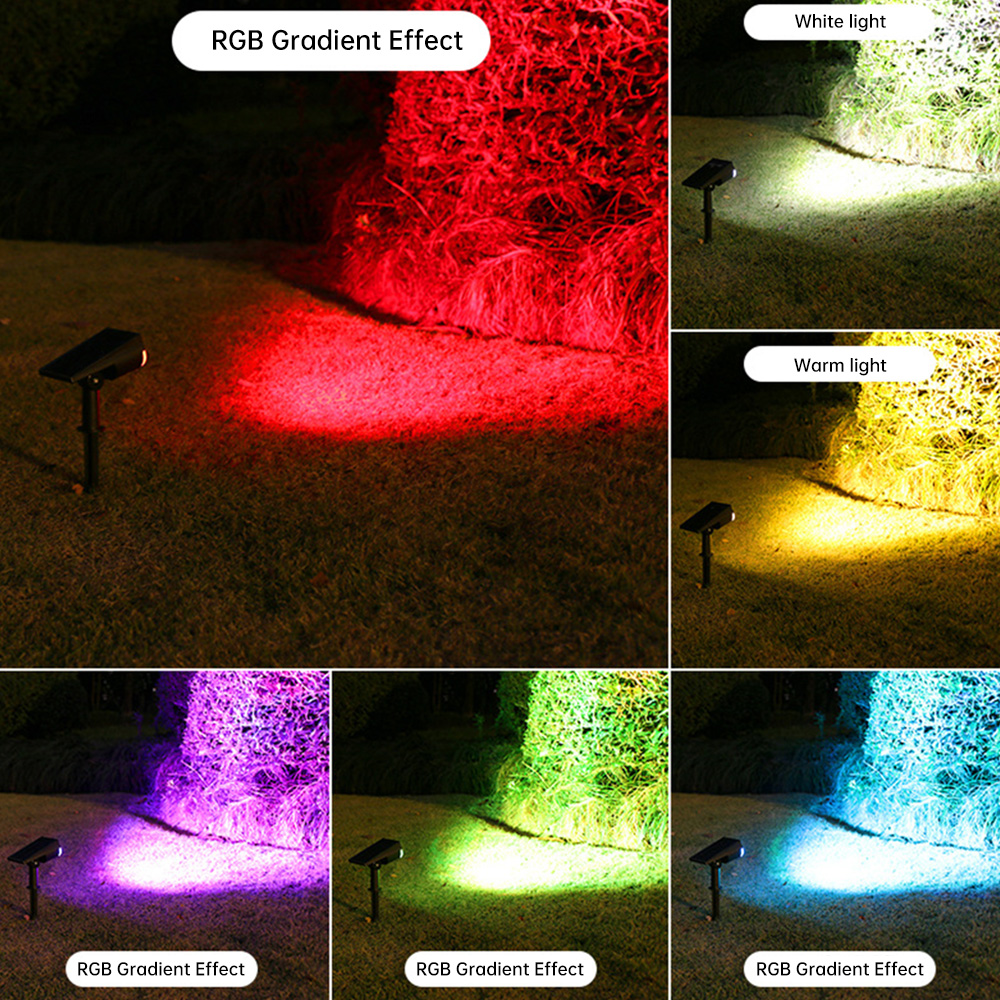 Projecteur solaire à LED IP65, induction du corps humain, usage touristique, enfichable, sol, mur, pelouse, cour, lampadaire