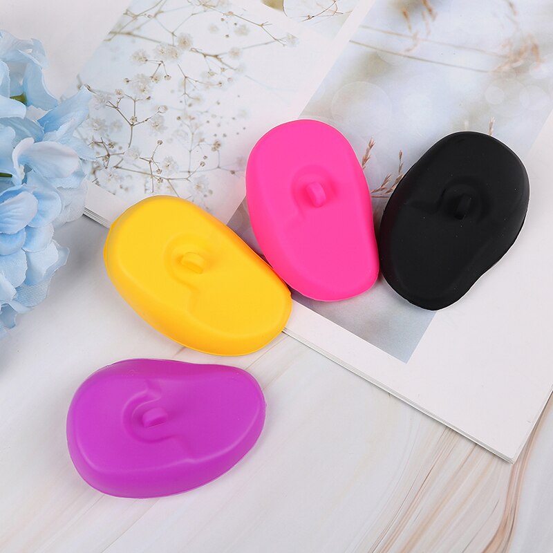 1 Pair Silicone Ear Cover Soft Anti-Noise Snoring Sleeping Ear Plug Ear Protector Cover Diving Shower