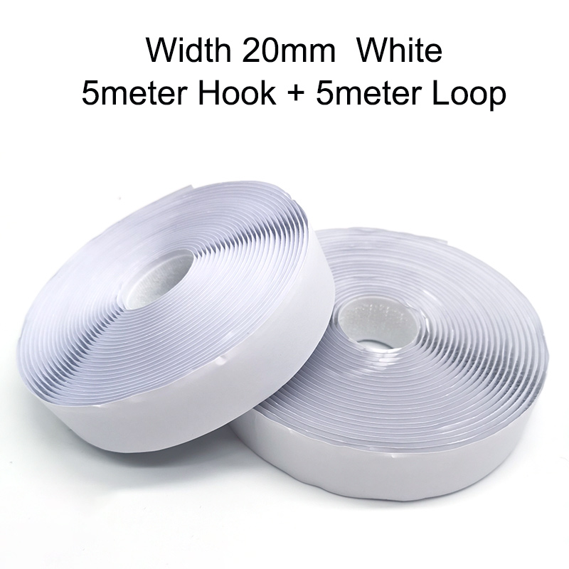 5 m/par de tiras de sujeción de cinta autoadhesiva de gancho y bucle, cinta adhesiva de bucle de gancho de tela de nailon entrelazado para manualidades DIY de 16-50mm: Latón envejecido