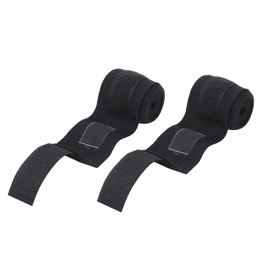 Boxningsbandage ett par polyuretan boxning lindningsbandage slåss sanda muay handlindningar sportrem sporthandrem