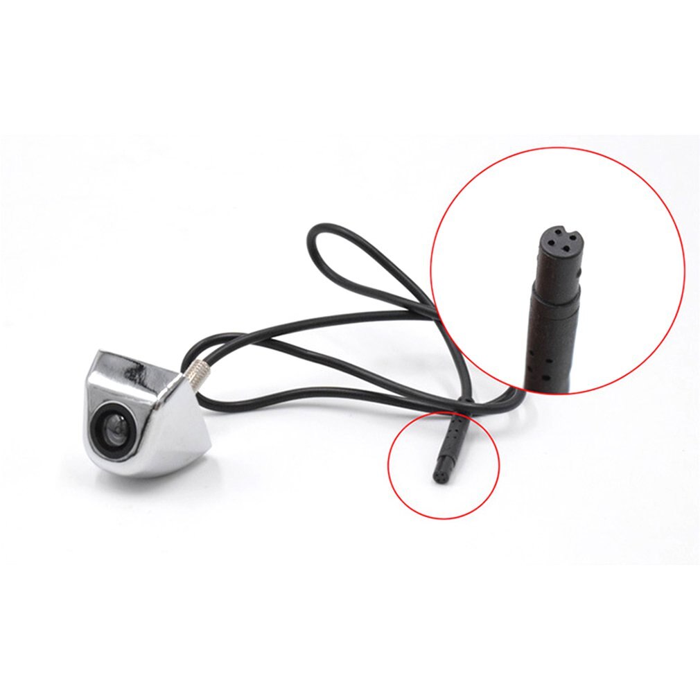 Rear View Camera Reversing Camera 170 Degree Angle Of View Parking Night Vision Camera Metal Waterproof Chrome plating