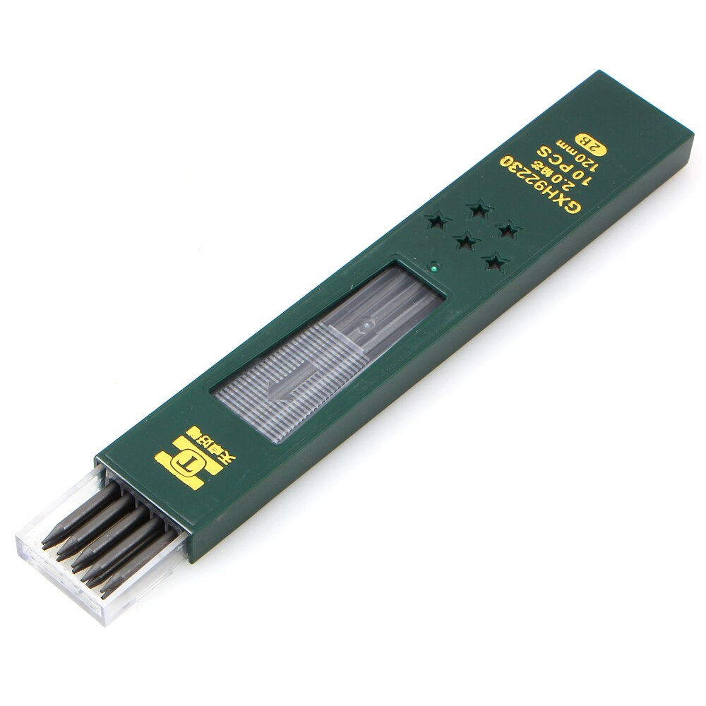 3pcs/lot 2.0mm HB/2B Mechanical Pencil Lead Refill Set Plastic Portaminas Lapiseira Student School Supplies