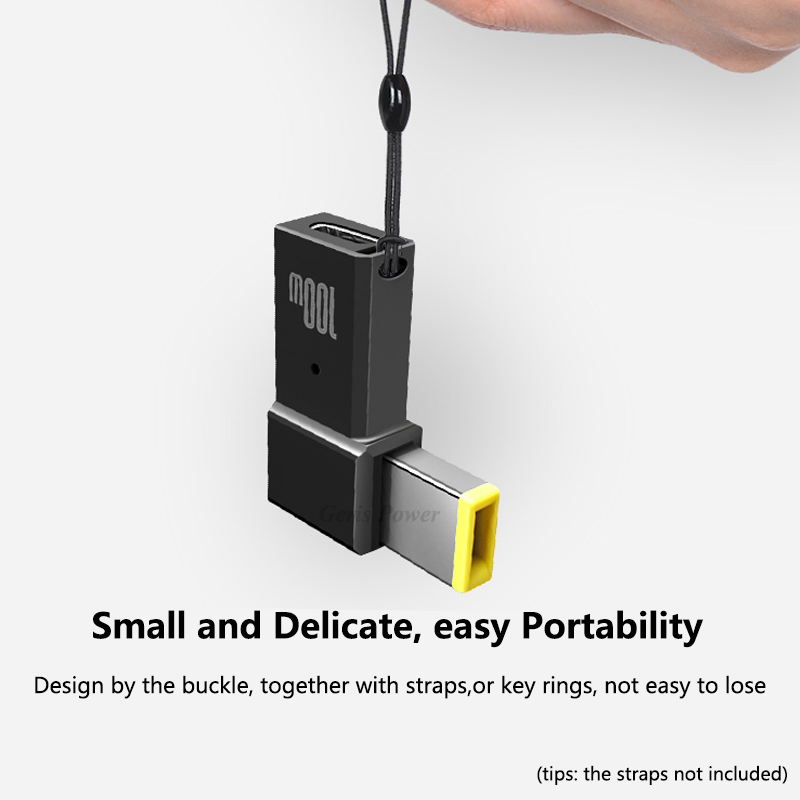 ​PD 100W USB Type C Female to DC Male Adapter for Lenovo ThinkPad USB-C Fast Charging Cable Converter Square PD Plug