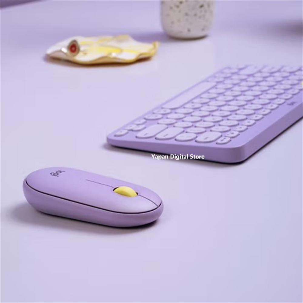 Logitech K380 Drahtlose Bluetooth-Tastatur für mehrere Geräte, tragbare, ultradünne Tastaturen für Windows, Mac, Chrom, iOS und Android