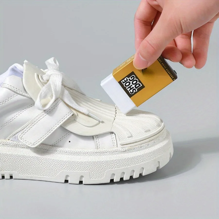 1/2 pezzi strumento per l'abbagliamento delle scarpe, gomma da cancellare in gomma scamosciata, strumento per lucidare la gomma per pulire le scarpe sportive in pelle scamosciata, scarpe bianche, smacchiatore