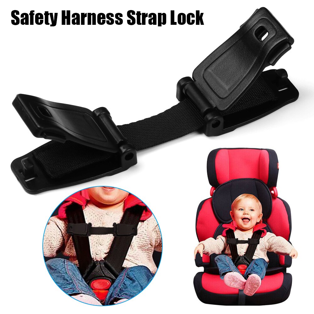 Correa Universal para asiento de coche, arnés de seguridad para silla alta, bloqueo de correa, antiescape, Clip de pecho para niño, extensor de cinturón ajustable