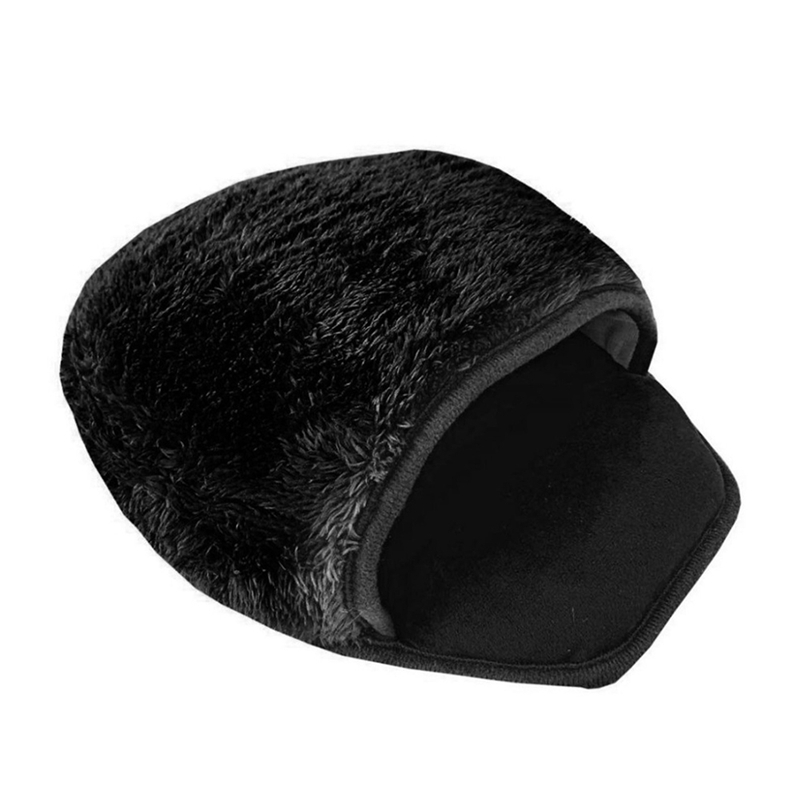 Tappetino per Mouse riscaldato USB tappetino per Mouse scaldamani per Mouse con protezione per il polso tappetino per Mouse invernale caldo porta USB: Black