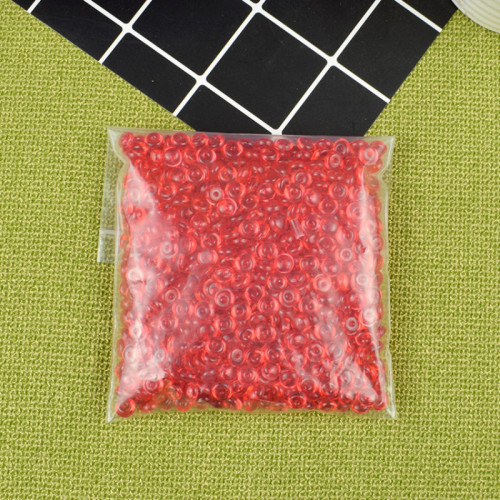 20g bricolage moelleux Slime argile Anti Stress jouet Fishbowl perles en plastique acrylique Vase poisson bol remplisseur jouets artisanat partie approvisionnement: Red 20g