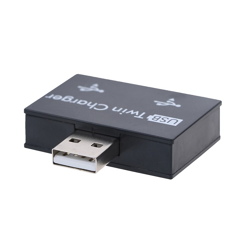 Mini1-to-2 Poort Usb 2.0 Male Usb Dual Splitter Hub Cord Adapter Converter Voor Telefoon Tablet Computer