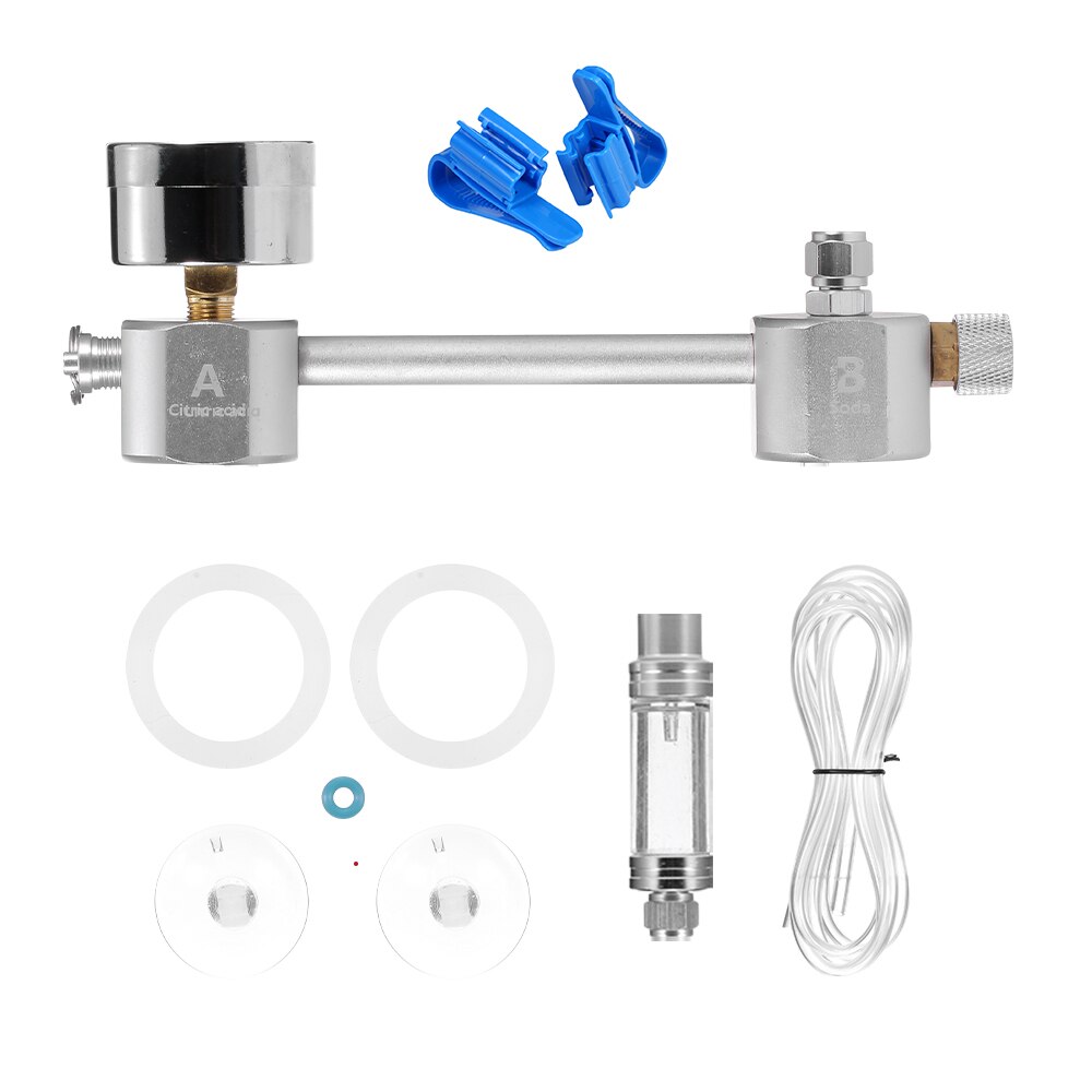 Aquarium Diy CO2 Generator Systeem Kit CO2 Generator Met Magneetventiel Bubble Counter &amp; Check Kooldioxide Voor Aquarium Planten: B style 2