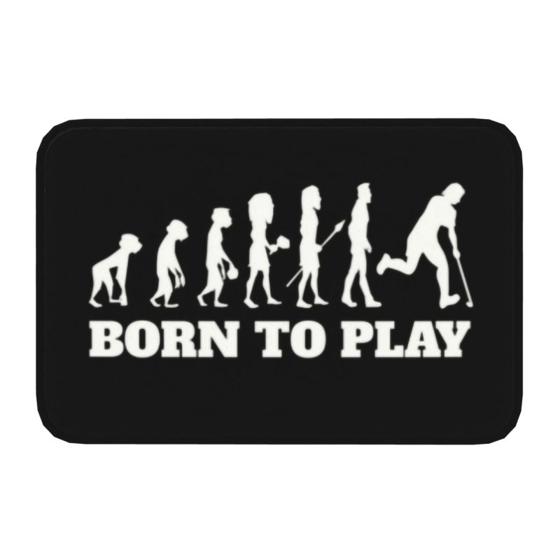 Individuell gestaltete eishockey-herzschlag-fußmatt, rutschfest, für eingangsbereich, küche, Schlecht, wohnzimmer, spielerzimmer, wohnzimmer, fußmatt: Grün