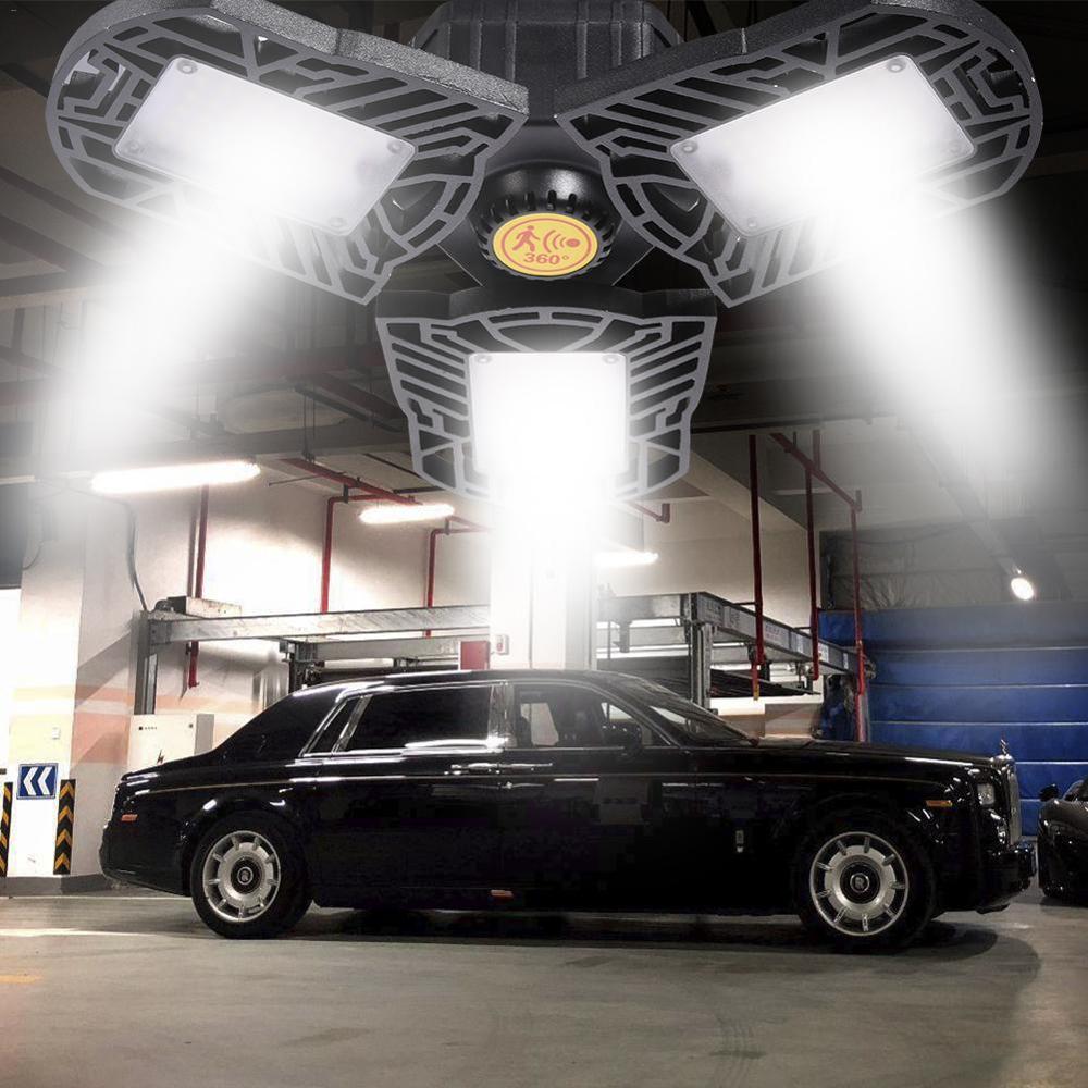 Led autotallin valaisin teollisuusvalaisin  e27/e26 led korkea lahden valo ufo deformaatio 60w työpaja pysäköinti varastolamppu 85-265v seinävalo