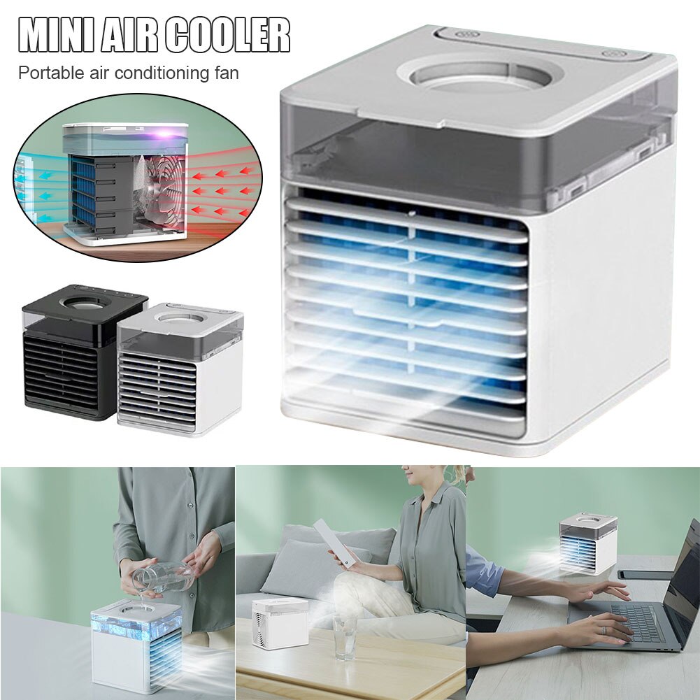 Chargeable Water-cooled Air Conditioner Can Be Used Outdoors Mini Portable Air Cooler and Humidifier HVAC Systems Parts WWO66