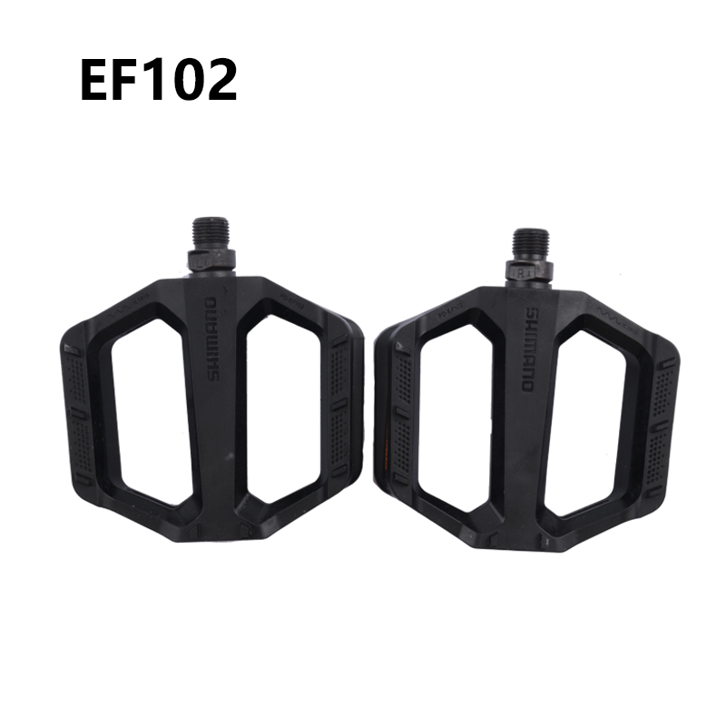 Shimano-eje de Pedal plano de PD-EF202, durabilidad igual a los modelos de , cuerpo ancho de aluminio para montar todos los días, PD-EF102: PD-EF102