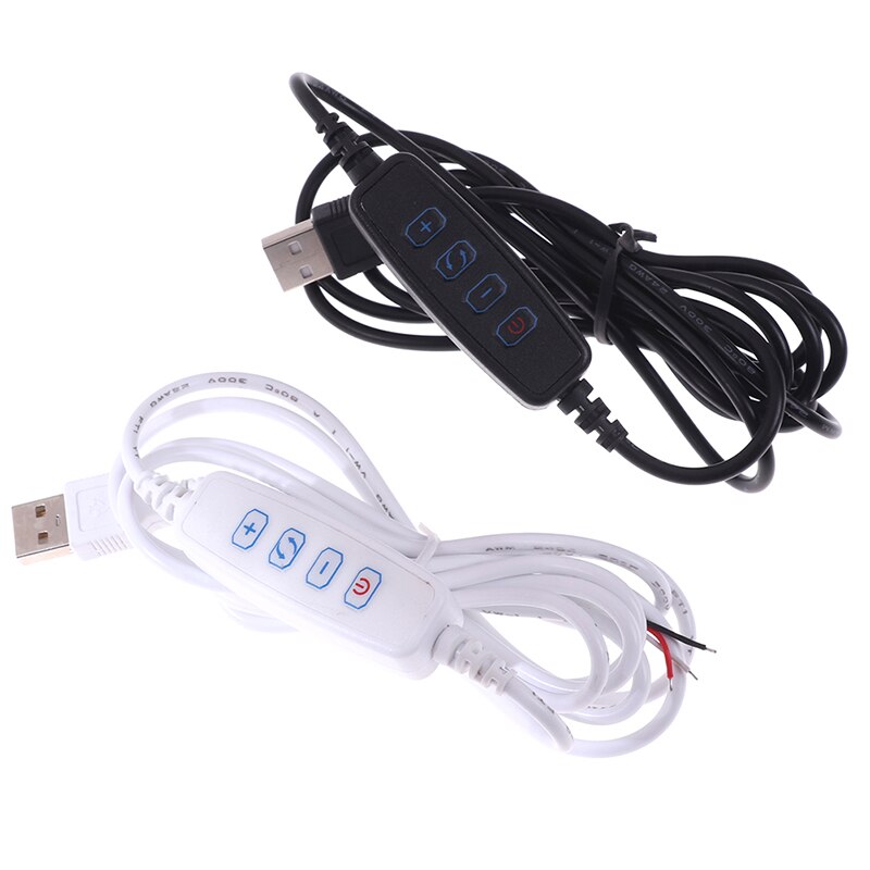 1pc LED Dimmer USB Port Power Supply Line Extension Cable With ON OFF Switch Adapter