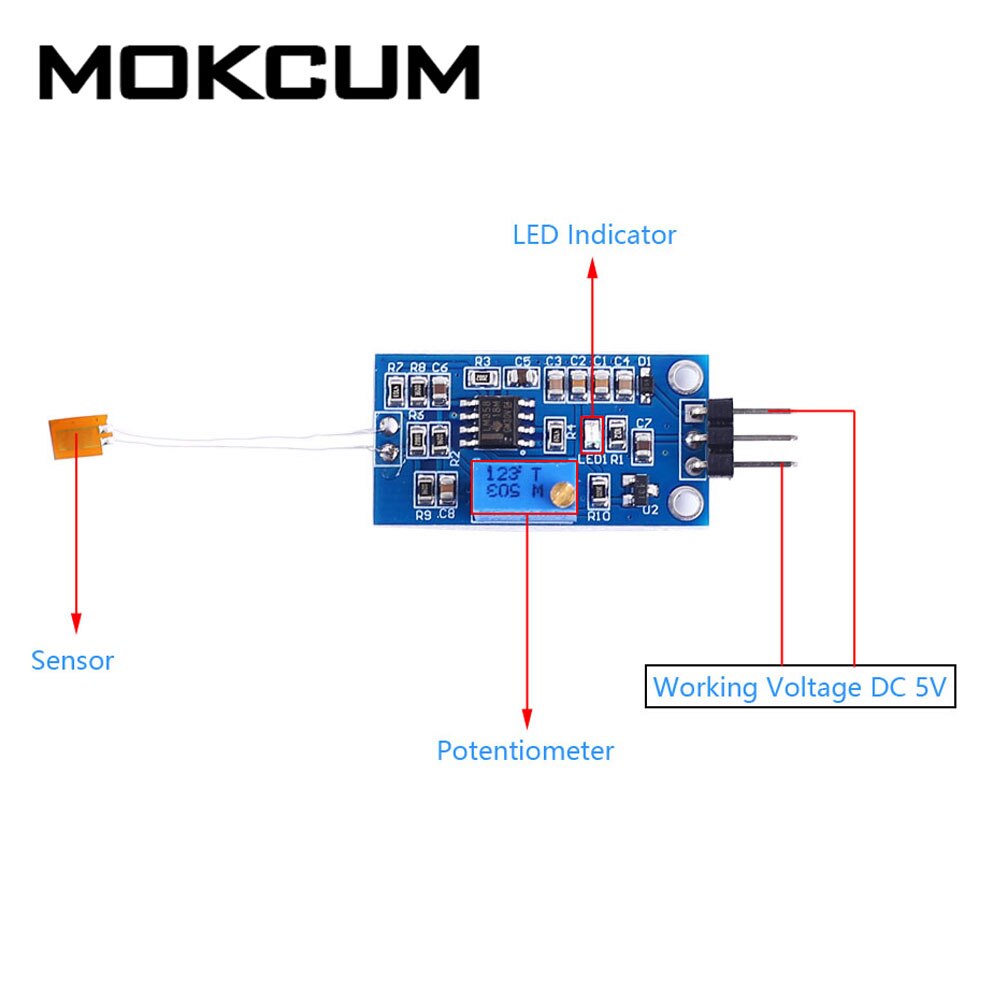 Pressure Sensor Module BF350-3AA Sensor 350ohm Resistance Strain Gauge Strainmeter Weighing Sensor