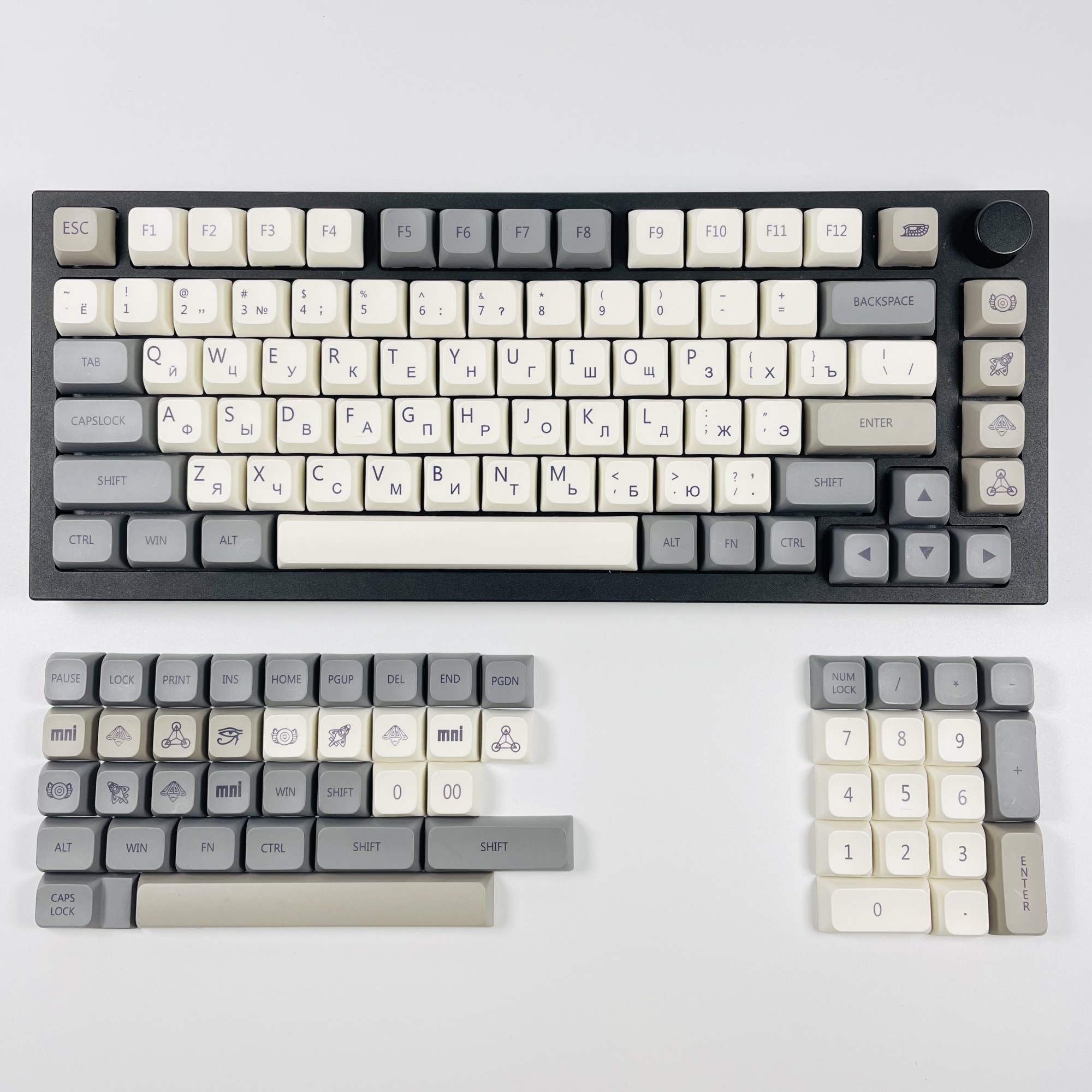 Pbt xda Schlüssel Deckel farbstoff Sublimation englisch/japanisch/russisch/koreanisch qishi thema kajkappen für spiele mechanische tastatur 133 tasten/einstellen: khaki