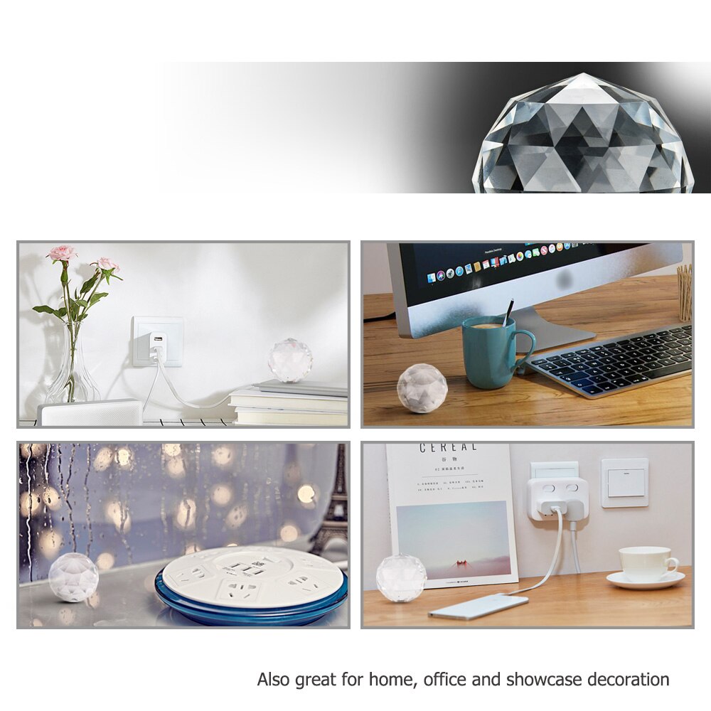 KIWIFOTOS 2.36 " / 60mm K9 Optische Glas Kristall Ball Prisma Fotografie Objektiv Filter Zubehör Hause Dekorative Leichter Ball