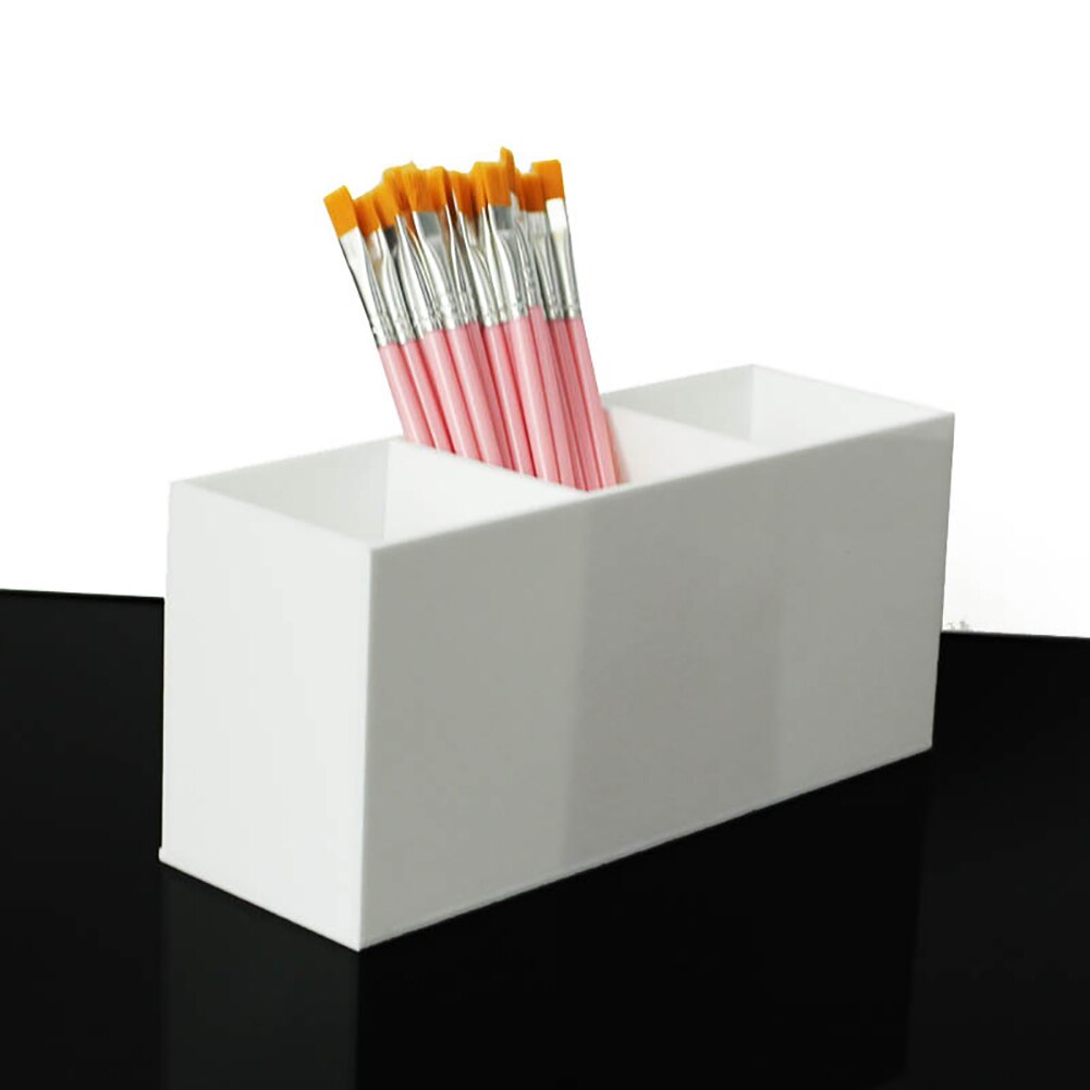 3 Slot Kosmetik Pinsel Lagerung fallen Acryl machen-hoch Werkzeuge Pinsel Halfter Organizer Kasten machen-hoch Pinsel Halfter Starke 3-Slot kosmetik