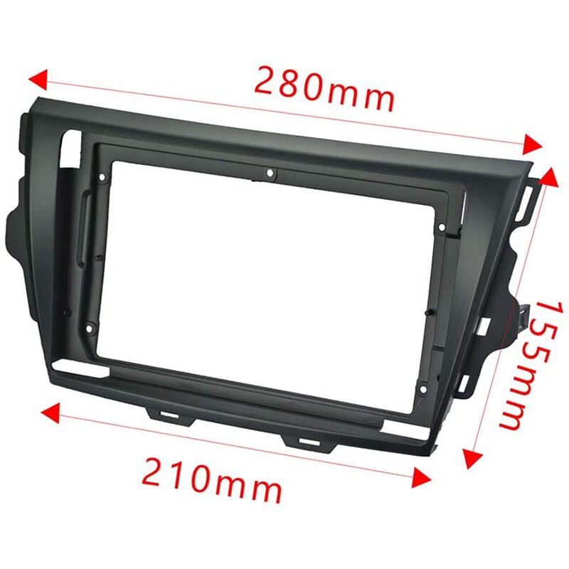 9 Inch 2 Din Car Fascia DVD Frame Kit Panel Dash Mount Installation Dashboard for GREAT WALL C30