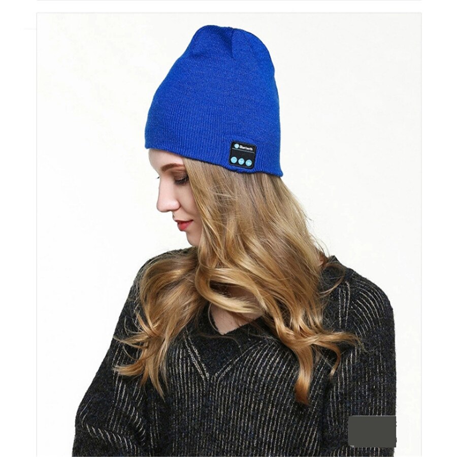 Cuffia USB Bluetooth invernale cuffia musicale ricaricabile senza fili a led con cappuccio per cuffia da sci per cappello da sci a maglia calda all'aperto